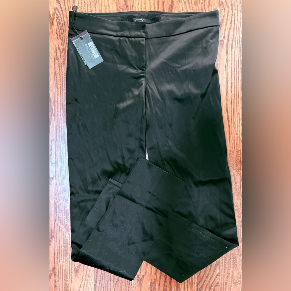 NWT Vintage PATRIZIA PEPE Sera Black Acetate Slacks  Size 44 Italian
